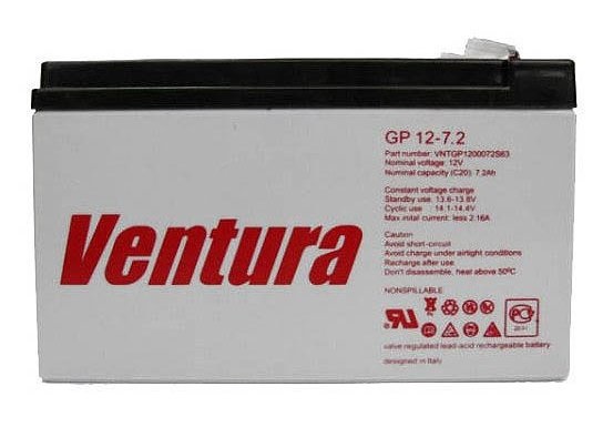 Аккумулятор Ventura GP 12-7,2 (GP12-7.2)