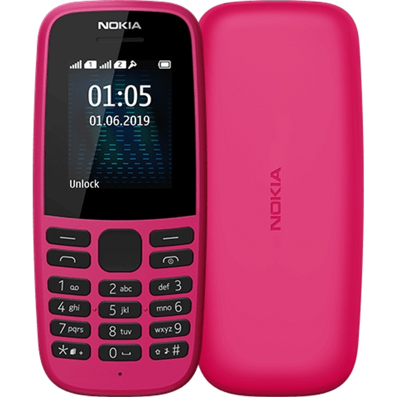 Мобильный телефон Nokia 105 Dual Sim [TA-1174] Pink