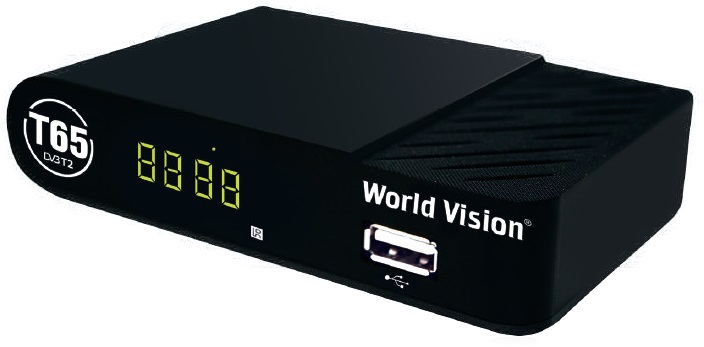 Тюнер DVB-T2 World Vision T65 черный